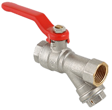 Кран шаровой VALTEC COMBI со встроенным фильтром Valtec VT.292