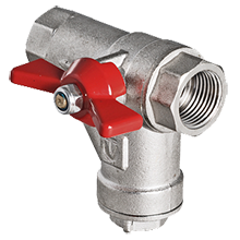 Кран шаровой со встроенным прямым фильтром Valtec VT.294